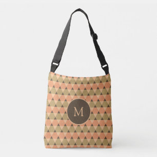 Triangles Pattern Crossbody Bag