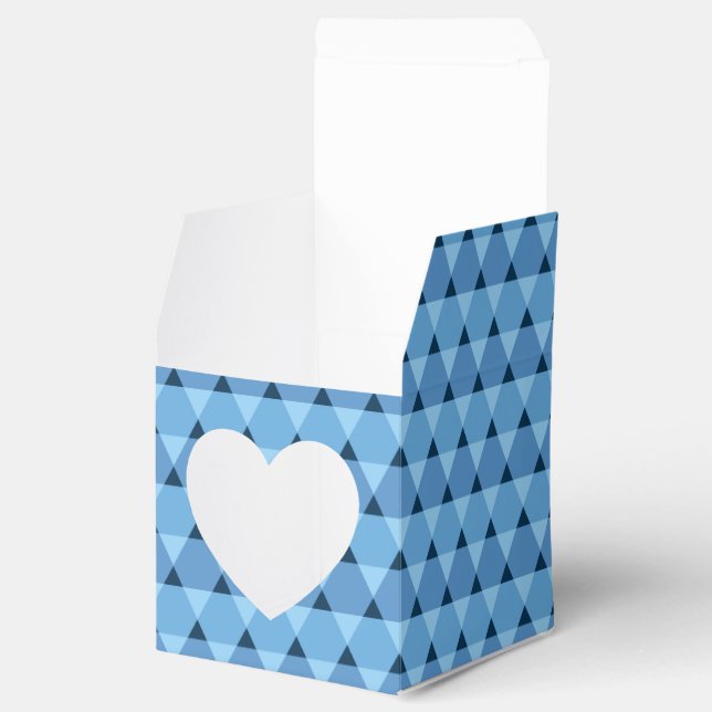 Triangles Pattern Favour Box (Opened)