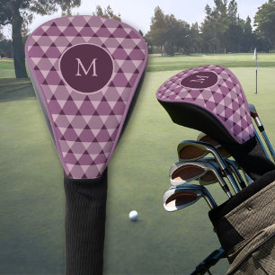 Triangles Pattern Golf Head Cover