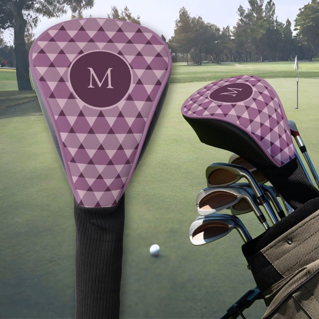 Triangles Pattern Golf Head Cover (Creator Uploaded)