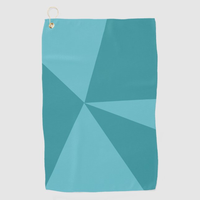 Triangles Pattern Golf Towel (Front)