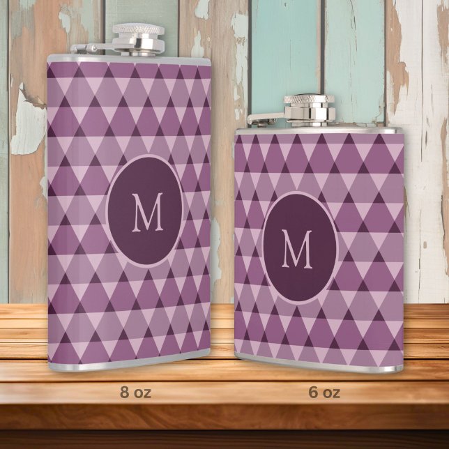 Triangles Pattern Hip Flask (Creator Uploaded)