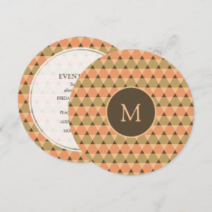 Triangles Pattern Invitation