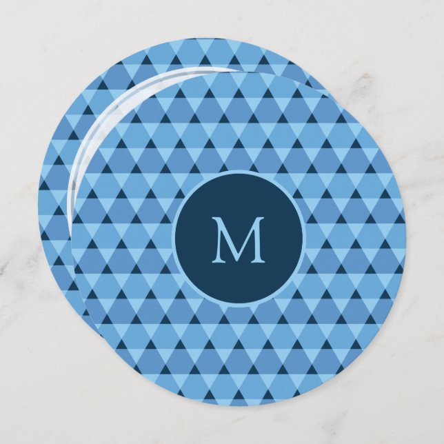 Triangles Pattern Invitation (Front/Back)