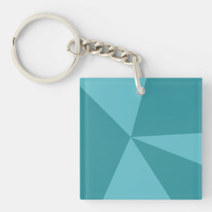 Triangles Pattern Key Ring