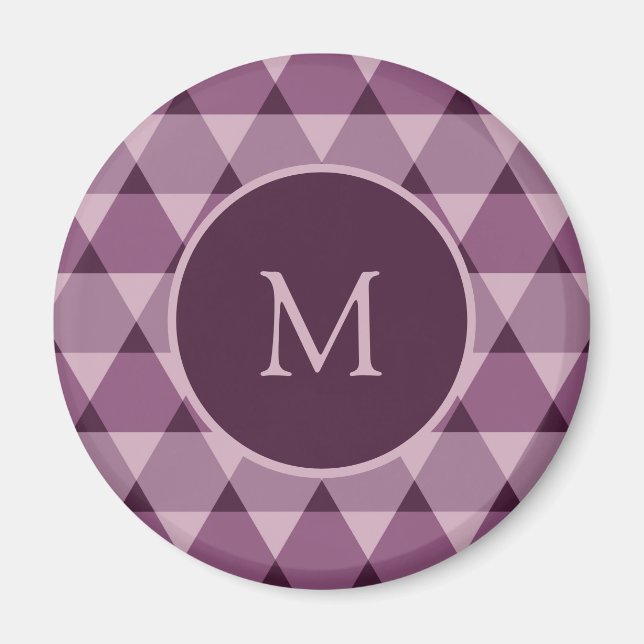 Triangles Pattern Magnet (Front)