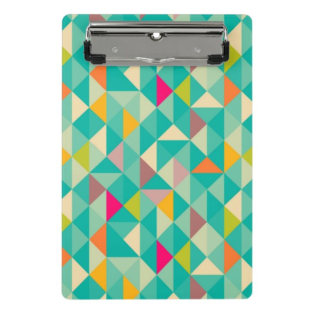 Triangles pattern mini clipboard (Front)