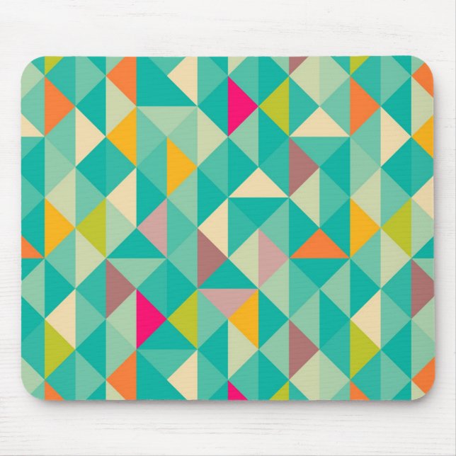 Triangles pattern mouse mat (Front)