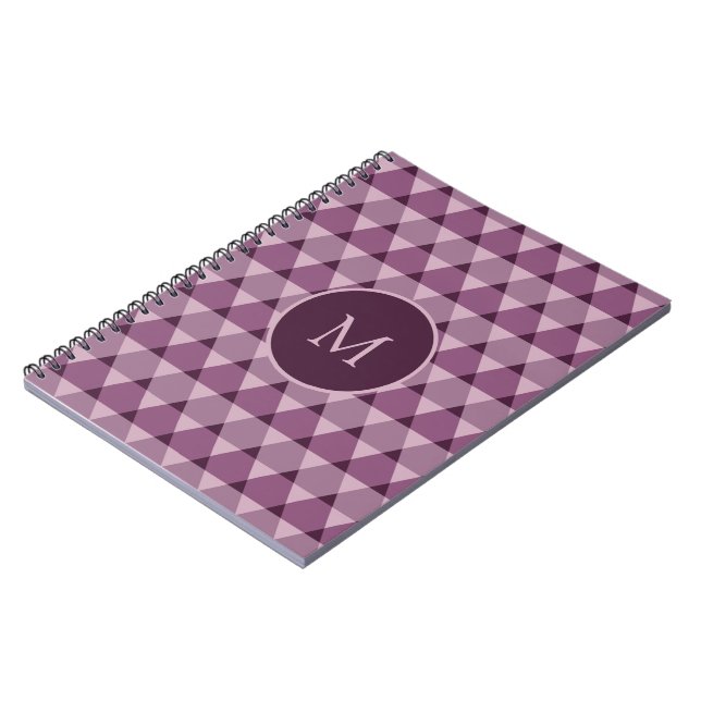 Triangles Pattern Notebook (Left Side)