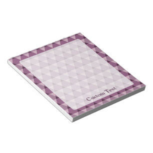 Triangles Pattern Notepad