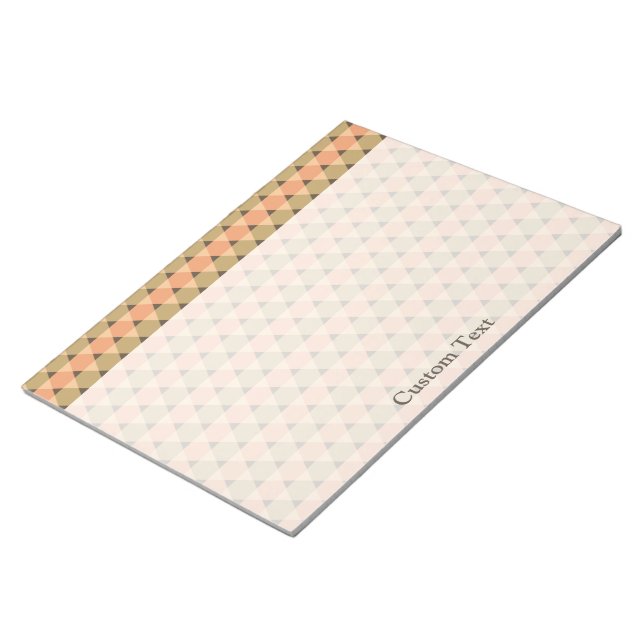 Triangles Pattern Notepad (Angled)