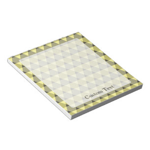 Triangles Pattern Notepad