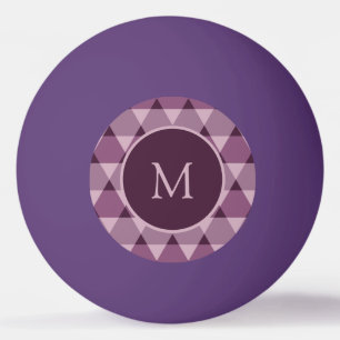Triangles Pattern Ping Pong Ball