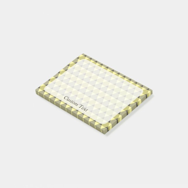 Triangles Pattern Post-it Notes (Angled)
