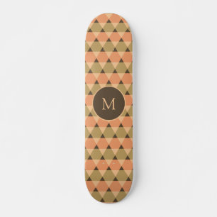 Triangles Pattern Skateboard