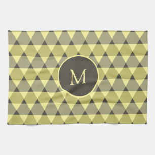 Triangles Pattern Tea Towel