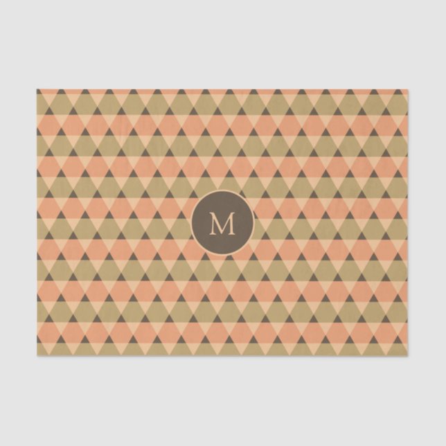 Triangles Pattern Tissue Paper (Front)