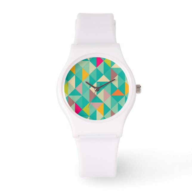 Triangles pattern watch (Front)