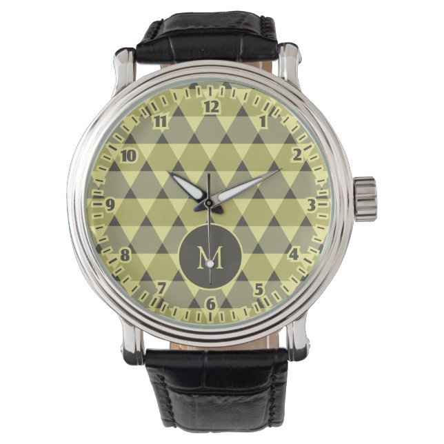 Triangles Pattern Watch (Front)