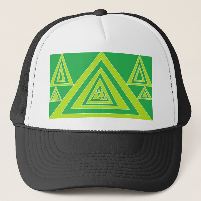 Triangles Trucker Hat (Front)