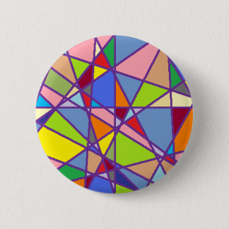 Triangluars 6 Cm Round Badge
