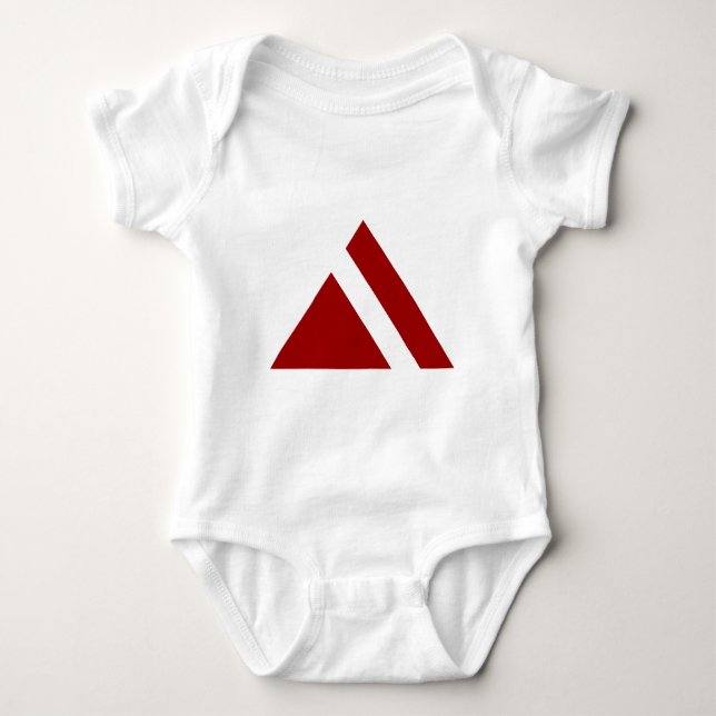 Triangular Arrow 03 Baby Bodysuit (Front)