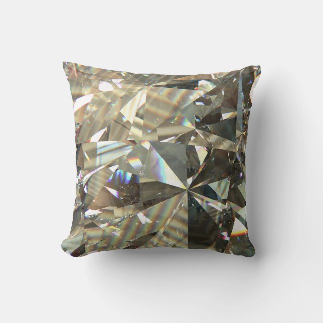 Triangular diamond shapes: layered texture. cushion (Front)