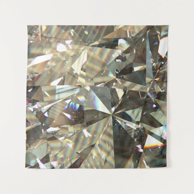 Triangular diamond shapes: layered texture. tapestry (Front)