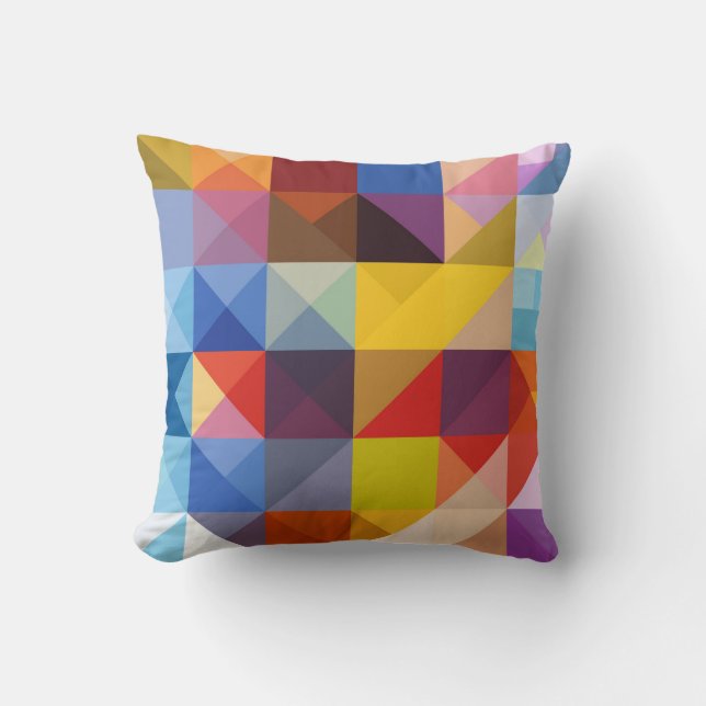 Triangular Mosaic Cushion (Front)