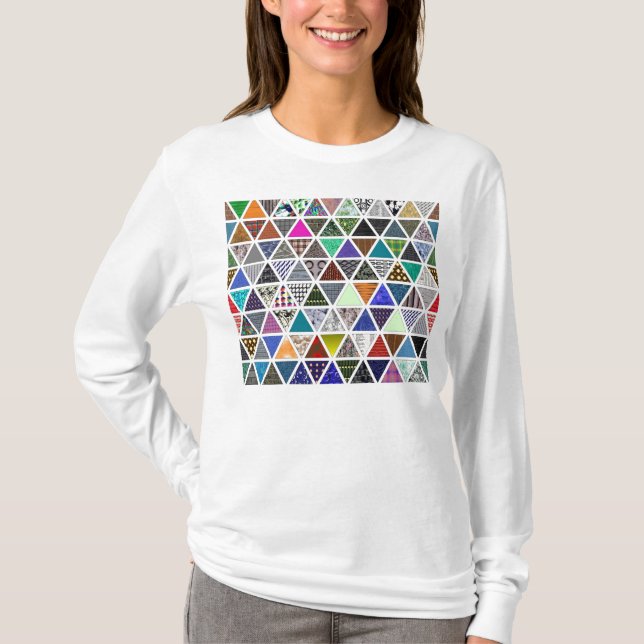 Triangular Textures 02 T-Shirt (Front)