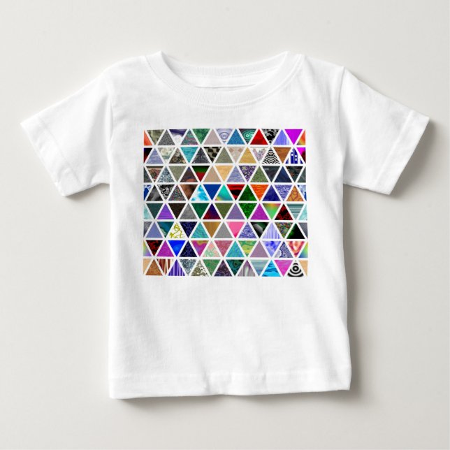 Triangular Textures Baby T-Shirt (Front)