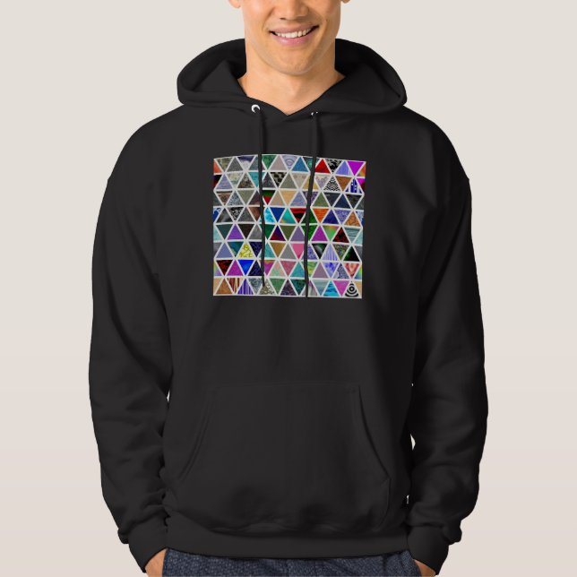 Triangular Textures Hoodie (Front)