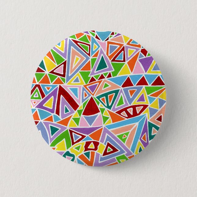Triangulation 6 Cm Round Badge (Front)