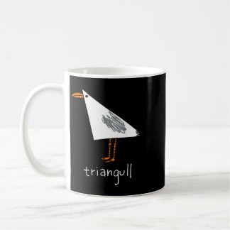 Triangull Triangle Seagull Funny Bird Pun Math Coffee Mug