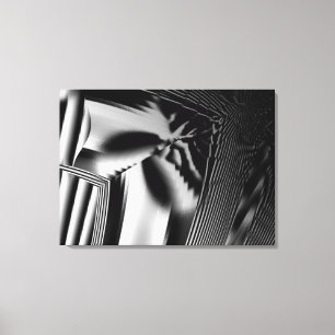 Triassic Frost Stretched Canvas Print