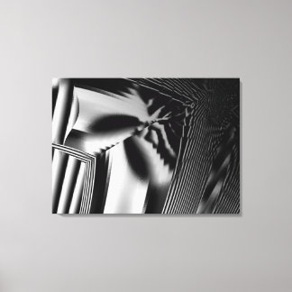 Triassic Frost Stretched Canvas Print