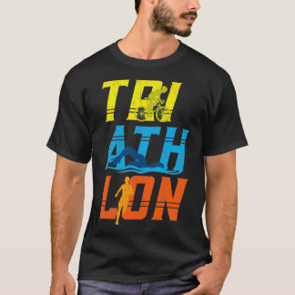 Triathle Triathle Triathlon Swim Run Bicycle Ride  T-Shirt