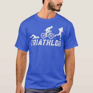 Triathle Triathle Triathlon Swim Run Bicycle Ride  T-Shirt