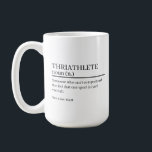 Triathlete definition gift, name definition mug, coffee mug<br><div class="desc">Triathlete definition gift,  name definition mug,  name mug,  Triathlon funny Mug,  Triathlon Cup,  Triathlete Gift,  runner biker gift</div>