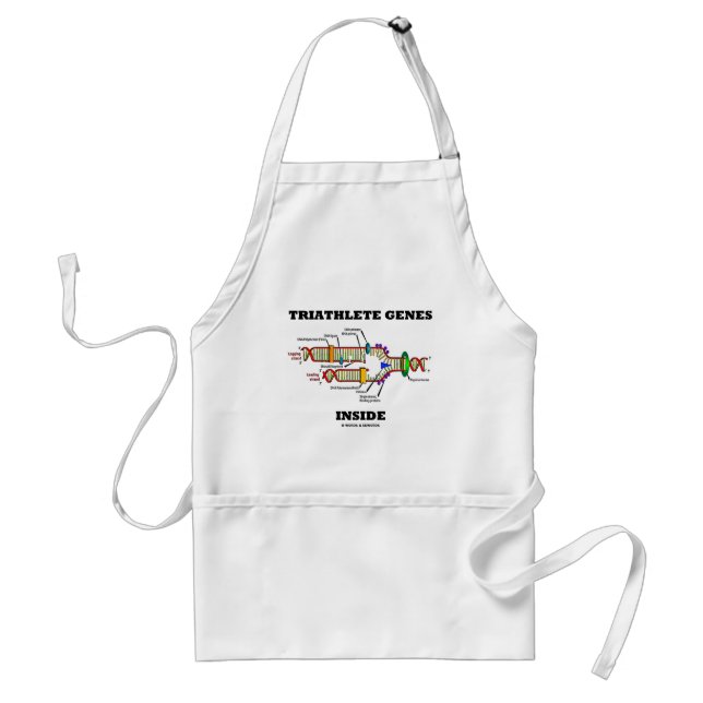 Triathlete Genes Inside (DNA Replication) Standard Apron (Front)