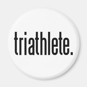 Triathlete. Magnet