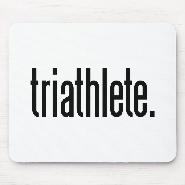 Triathlete. Mouse Mat (Front)