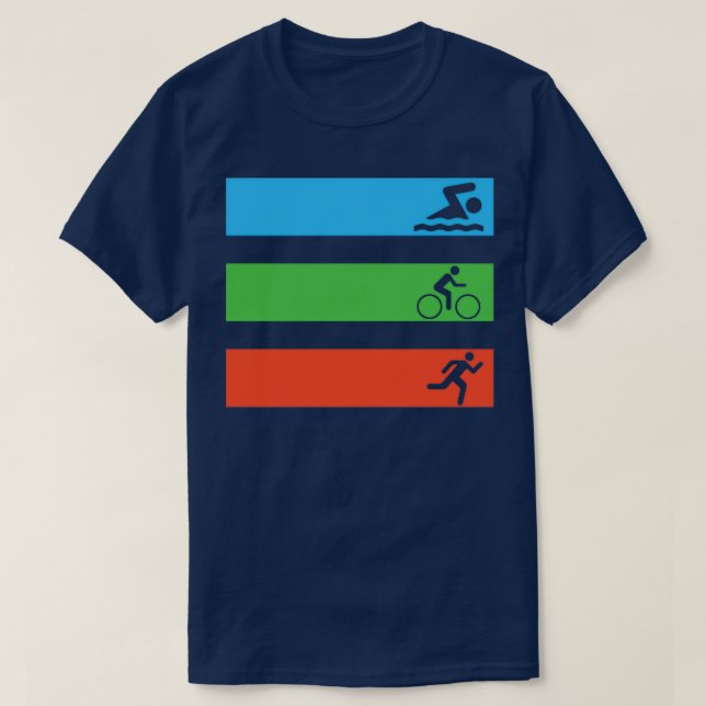 Triathlete Triathlon 2 T-Shirt (Design Front)