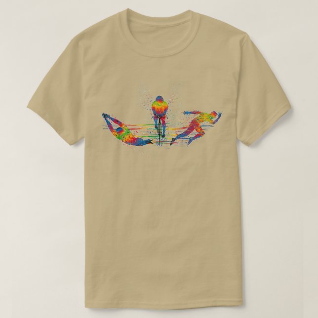 Triathlon 77 T-Shirt (Design Front)
