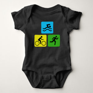 Triathlon Baby Bodysuit