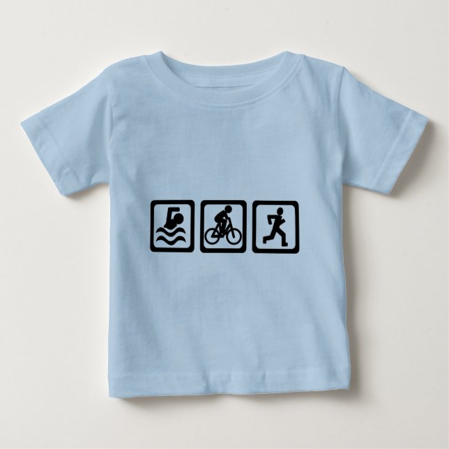 Triathlon Baby T-Shirt (Front)