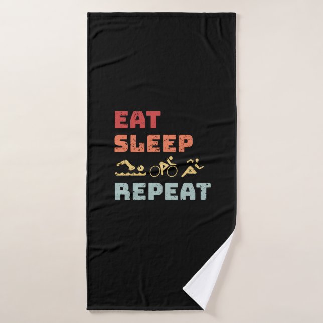 Triathlon Bath Towel (Bath Towel)
