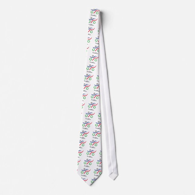Triathlon best seller! tie (Front)