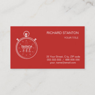 Triathlon Business Card