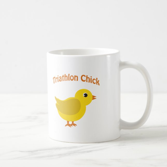 Triathlon Chick Coffee Mug (Right)